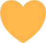 Orange_Heart_3 emote for Discord