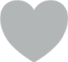Gray_Heart emote for Discord