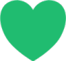Green_Heart_2 emote for Discord