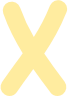 PastelYellowX emote for Discord
