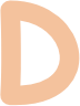 PastelOrangeD emote for Discord