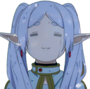 FrierenPleased emote for Discord