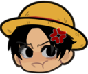 luffy_pout emote for Discord
