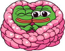 Pepe_snuggle_love_nest emote for Discord