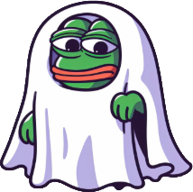 Pepe_spooky_ghost emote for Discord