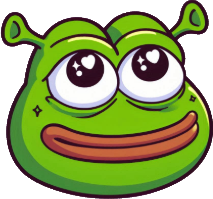 Pepe_shrek_uwu emote for Discord