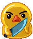 Knife_Duck emote for Discord