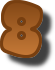 brown_number_eight emote for Discord