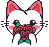 CatRedRoses emote for Discord