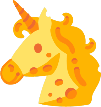 cheesy_unicorn emote for Discord