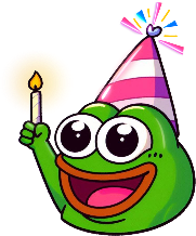 Pepe_birtyhday emote for Discord