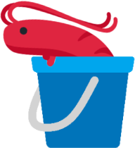 BucketShrimp emote for Discord