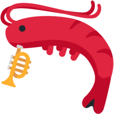 TrumpetShrimp emote for Discord