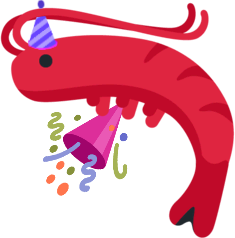 PartyShrimp emote for Discord