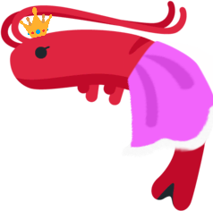 PrincessShrimp emote for Discord