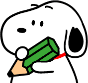 snoopy_pencil emote for Discord