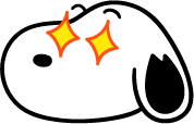 snoopy_starstruck emote for Discord