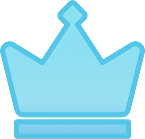Cyan_crown emote for Discord
