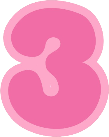 3_pink emote for Discord