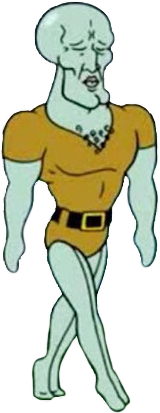 Handsome_Squidward emote for Discord