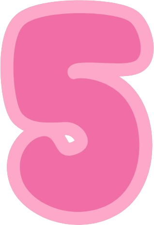 5_pink emote for Discord