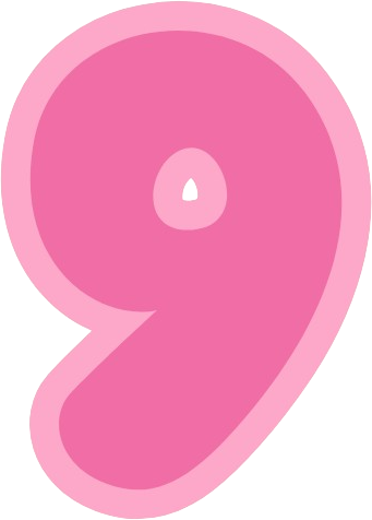 9_pink emote for Discord