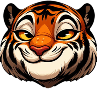 tiger_smirk emote for Discord