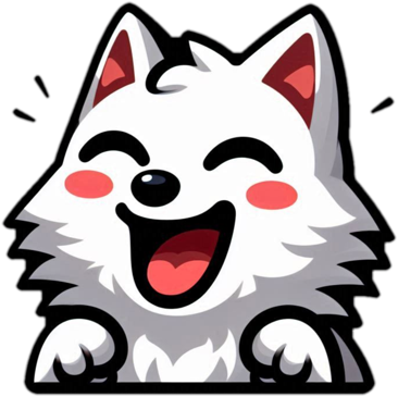 wolf_happy emote for Discord