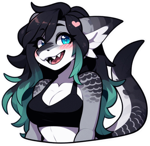 Fishy_happy emote for Discord
