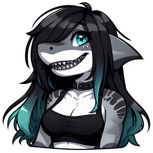 Fishy_happy2 emote for Discord