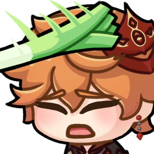 Childe_BonkLeek emote for Discord