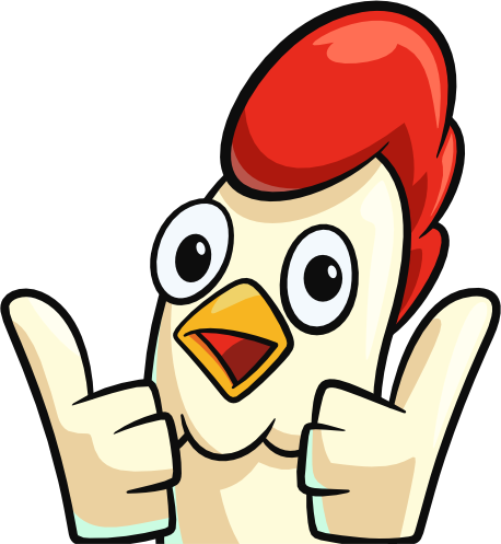 ChickenThumbsup emote for Discord