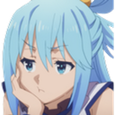 AquaAnnoyed emote for Discord