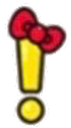 HelloKittyExclamation emote for Discord