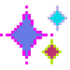 NeonSparkles emote for Discord