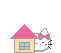 HelloKittyHome emote for Discord
