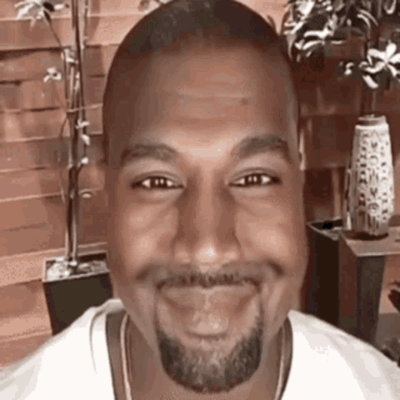 Kanye_Smile emote for Discord