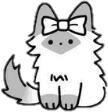 cat_bow emote for Discord
