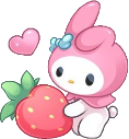 melody_strawberry emote for Discord