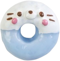 bluewhitedonut emote for Discord