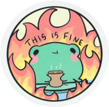 thisisfine emote for Discord