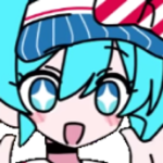 Mesmerizer_Miku_Smile emote for Discord