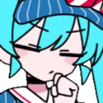 Mesmerizer_Miku_Think emote for Discord