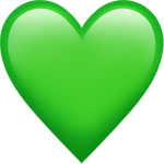 ios_greenheart emote for Discord