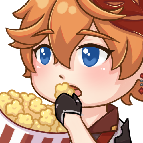 Childe_Popcorn emote for Discord