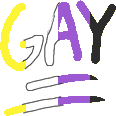 nonbinary_gay emote for Discord