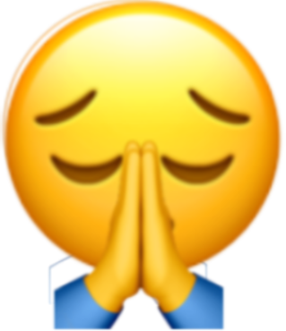 Pensive_pray emote for Discord
