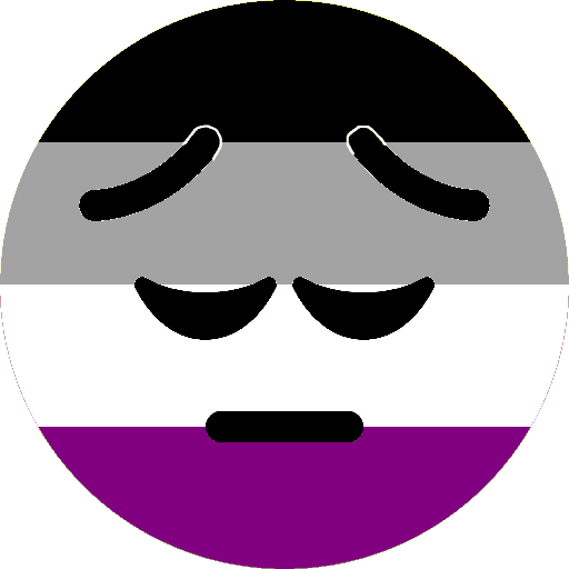 asexual_pensive emote for Discord