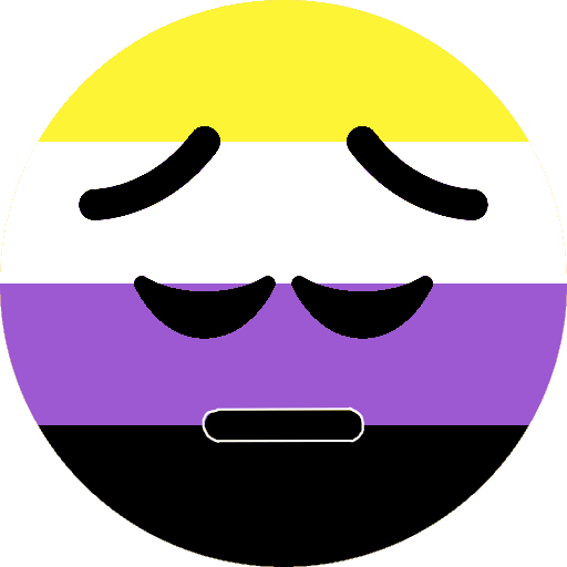 nonbinary_pensive emote for Discord
