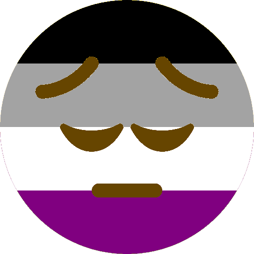 asexual_pensive emote for Discord